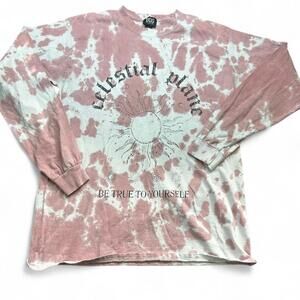 BDG Urban Outfitters Celestial Plane Tie-Dye Long Sleeve Tee - Small